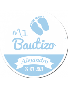 Etiqueta de Bautizo -...