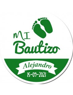 Etiqueta de Bautizo -...