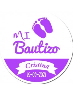 Etiqueta de Bautizo -...