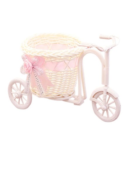 Cesta Triciclo Rosa