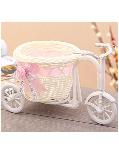 Cesta Triciclo Rosa