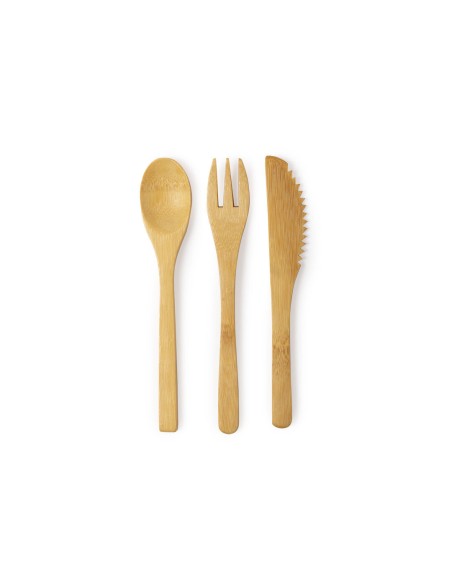 Set Cubiertos Bambú Plusin · Eco