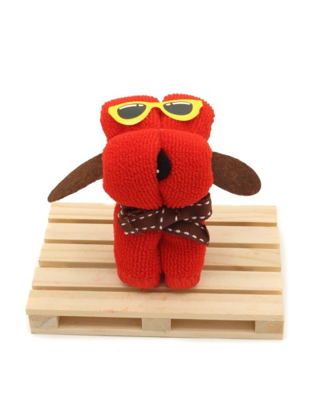 Toalla con Forma de Perrito en Caja