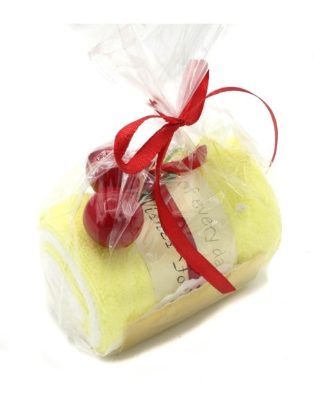 Toalla con Forma de Dulce Tronco de Pastel