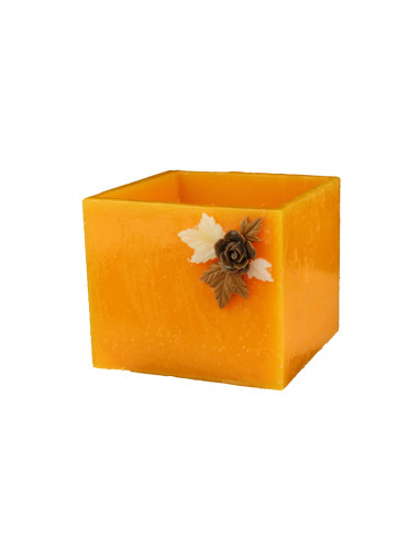 Fanal de Cera Cuadrado - Calabaza Fanal de Cera Cuadrado - Calabaza