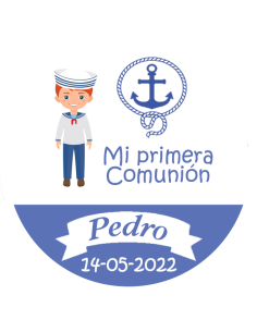 Etiqueta de Comunión -...