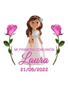 Etiqueta de Comunión - Niña