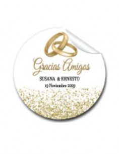 Etiqueta de Boda - Anillos