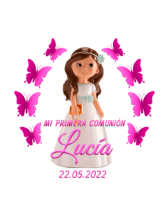 Etiqueta de Comunión - Niña...