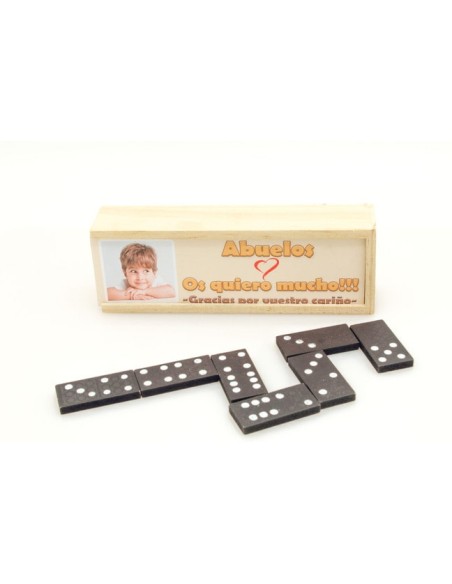 Dominó Clasico Madera - Regalo Comunión Dominó Clasico Madera - Regalo Comunión