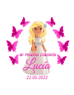 Etiqueta de Comunión - Niña...