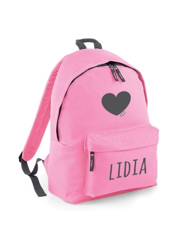 Mochila Junior Rosa personalizada