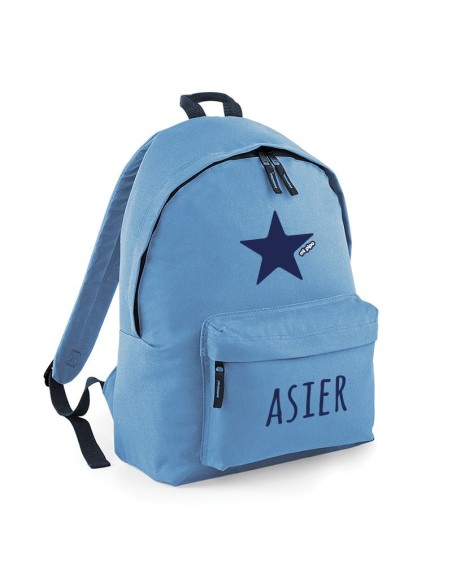 Mochila Junior Azul personalizada Mochila Junior Azul personalizada