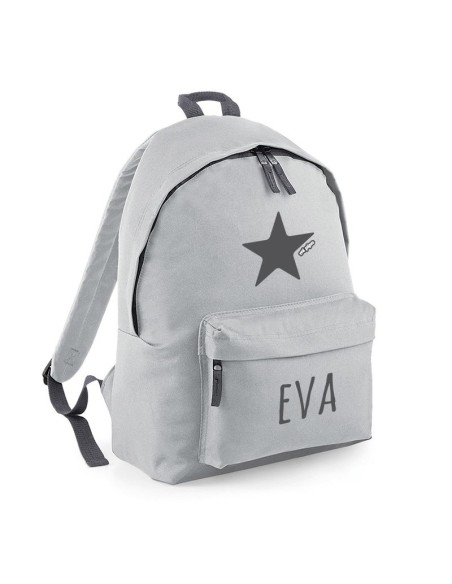 Mochila Junior Gris personalizada Mochila Junior Gris personalizada