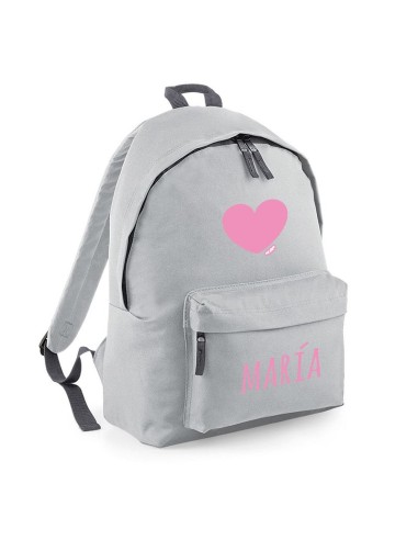 Mochila Junior Gris personalizada Mochila Junior Gris personalizada
