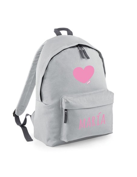 Mochila Junior Gris personalizada Mochila Junior Gris personalizada