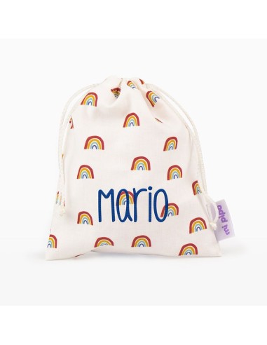 Bolsita guardatodo Arcoiris personalizada