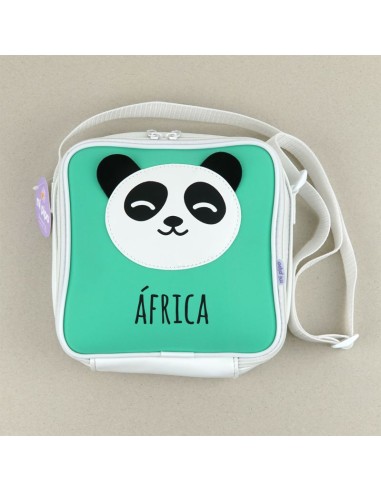 Bolsa Isotérmica Panda Menta Personalizada