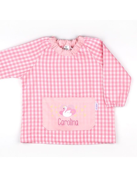 Babi Bolsillo Cisne Rosa personalizado Babi Bolsillo Cisne Rosa personalizado