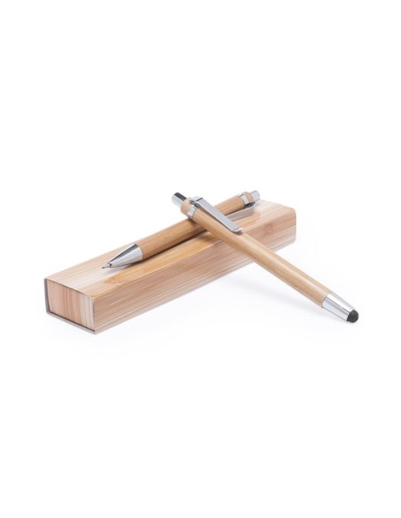 Set Boligrafo-Lapiz Bambu Set Boligrafo-Lapiz Bambu