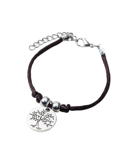 Pulsera con Medalla Árbol "Life is a gift"