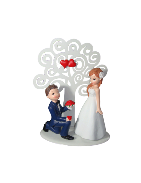Figura Tarta de Boda - Novios Árbol