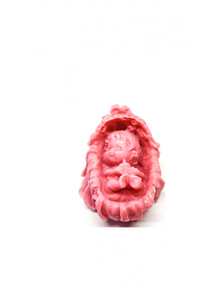 Jabón Bebés Cesta Rosa