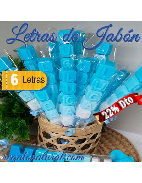 Letras Jabon (6 letras)