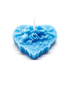Vela Corazón Azul 2