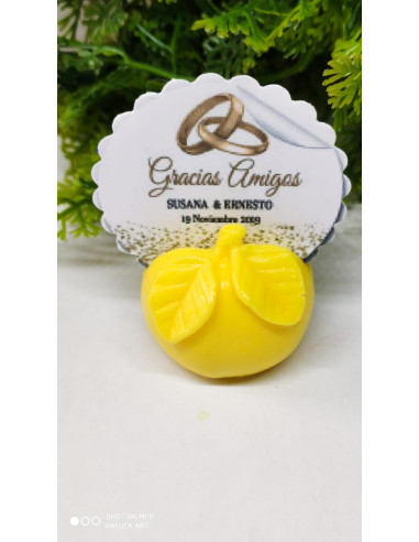 Jabón Porta Tarjetas Manzana Jabón Porta Tarjetas Manzana