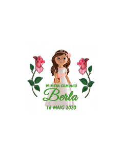 Etiqueta de Comunión - Niña...
