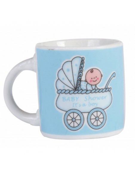 Taza de Niño para Bautizo en Bolsa de Organza