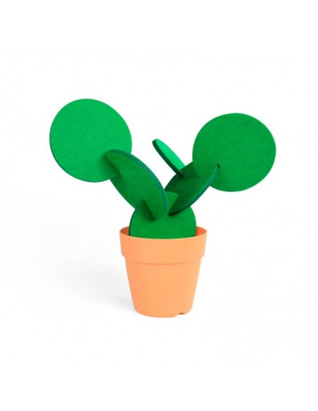 Set de 6 Posavasos de Fieltro Cactus