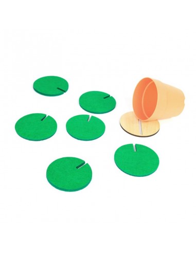 Set de 6 Posavasos de Fieltro Cactus Set de 6 Posavasos de Fieltro Cactus